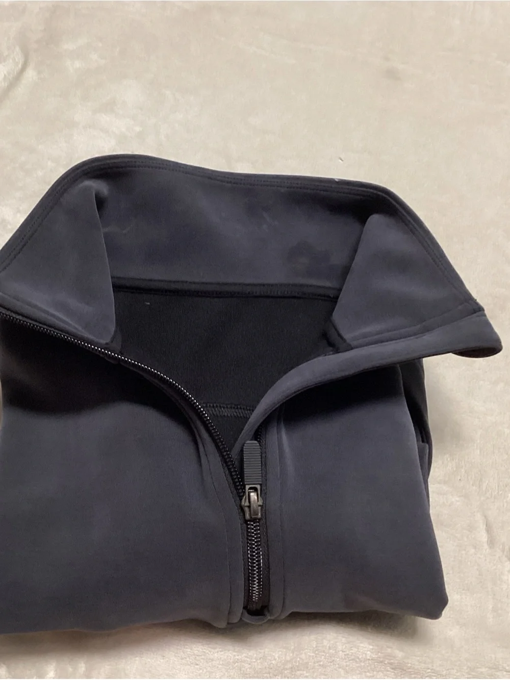 lululemon athletic Half zip Charcoal Jacket.